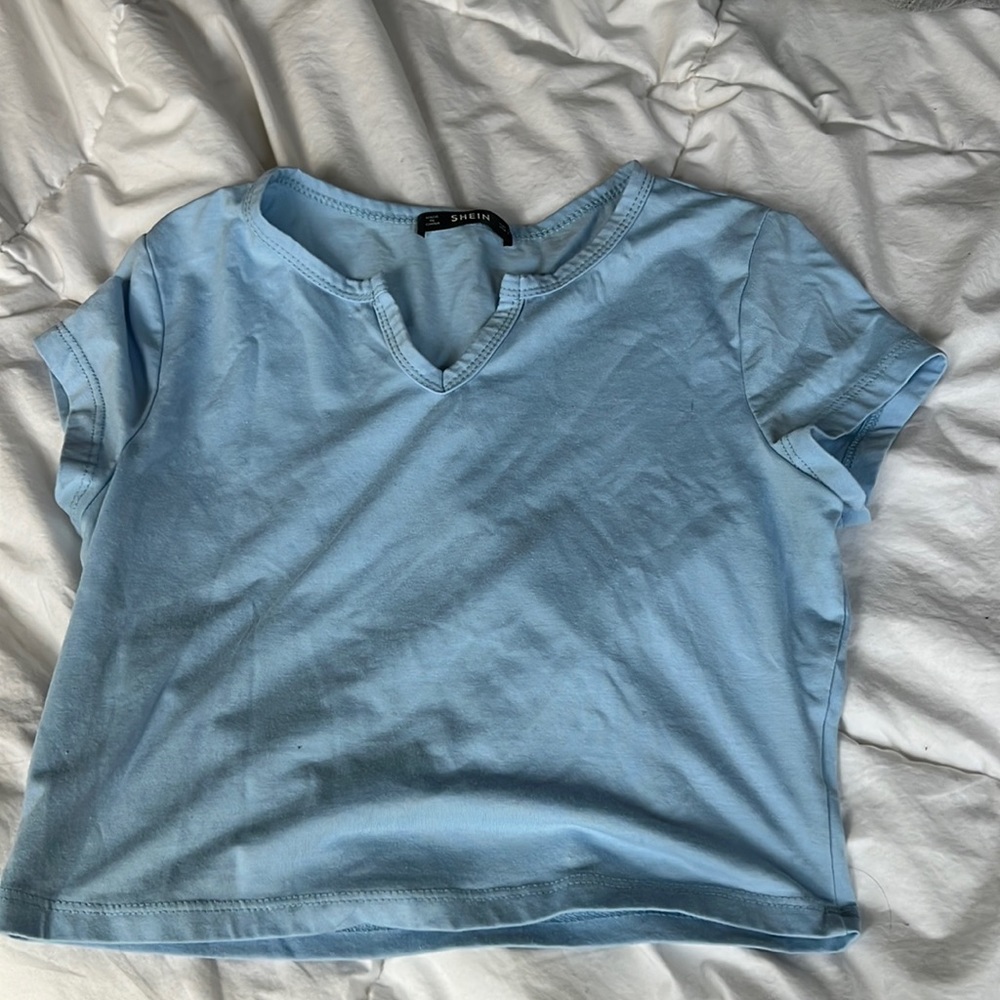 Blue Shein top
